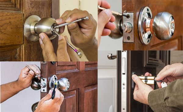 Thợ sửa khóa cửa gỗ tay gạt tại nhà Hạ Long